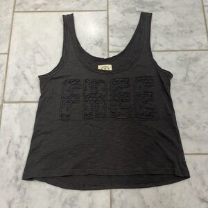 American Eagle Outfitters Charcoal Tank Top